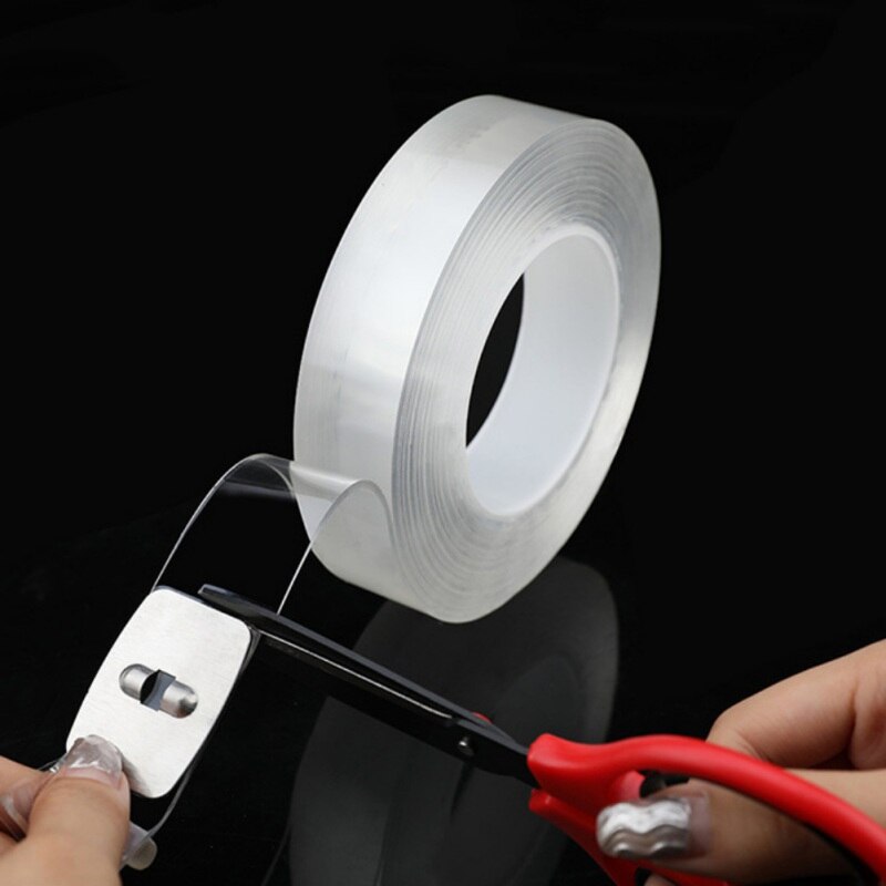 Hogar de doble cara antideslizante extraíble tiras adhesivas Oficina claro multifunción Nano cinta sin rastro lavable almohadilla de Gel adhesiva