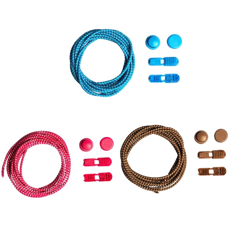 Keine Krawatte Schnürsenkel Erwachsene Elastische Schnürsenkel Schloss Band, 3 Paare Reflektierende Ersetzen Tieless Schnürsenkel für Turnschuhe: 03