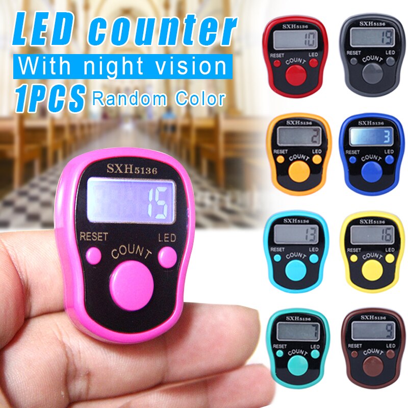 1pc Digital Finger Ring Tally Counter Handheld Row... – Grandado