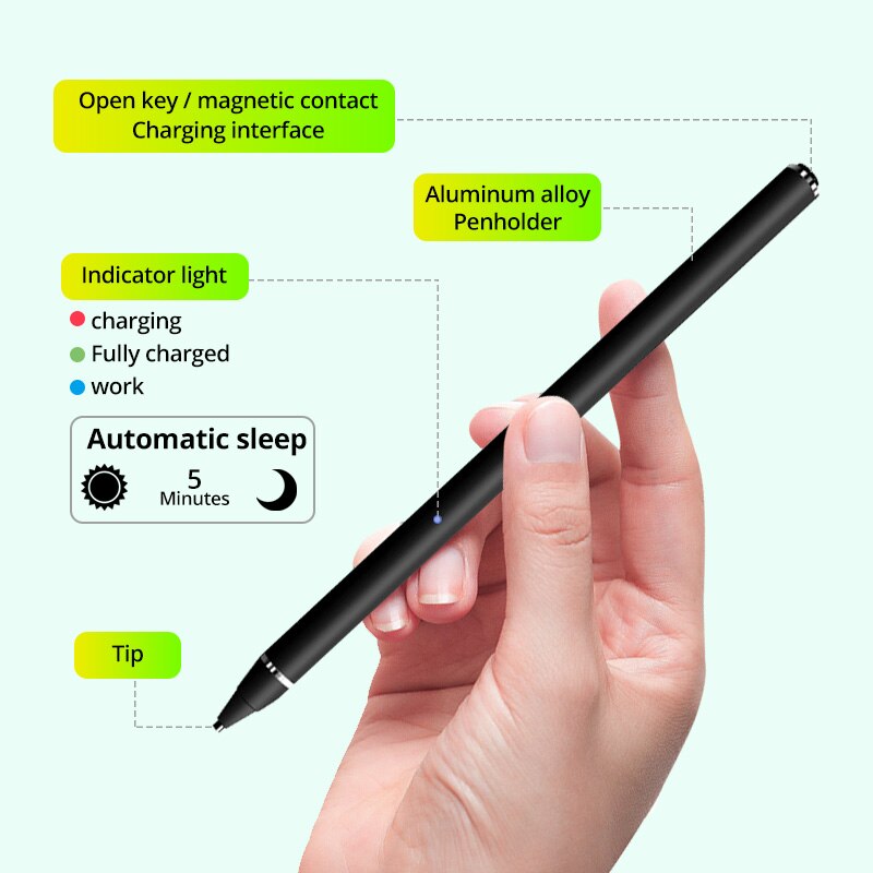 Fonken Stylus Pen Voor Oppervlak Go Pro X Pro Android Tablet Pen Touch Screen Pen Voor Macbook Ipad Smart Pen voor Samsung Tekenen Pen