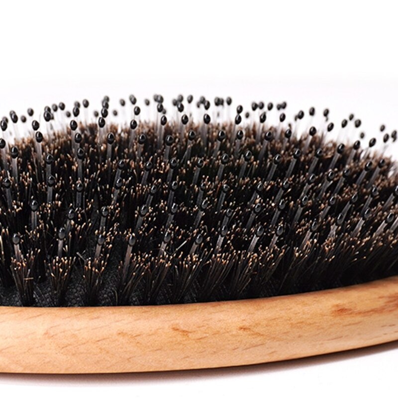 Peigne de Massage en poils de cochon, coussin d&#39;air, grande planche, peigne en bois, appareils de coiffure