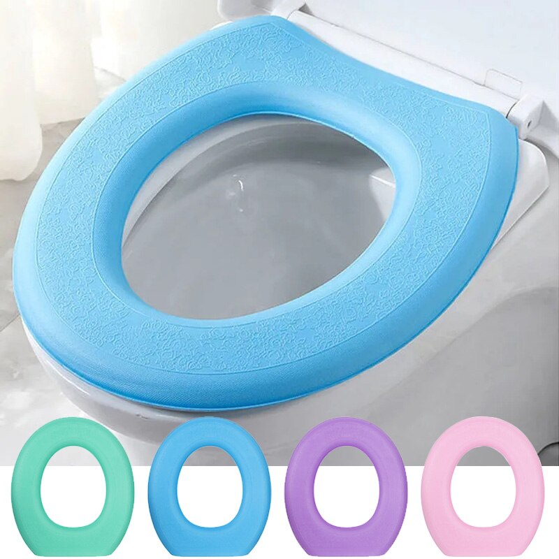 Zachte Eva Wc Cover Seat Waterpoof Badkamer Deksel Cover Kussen Herbruikbare Universele Toilet Kussen Closestool Wc Mat Set