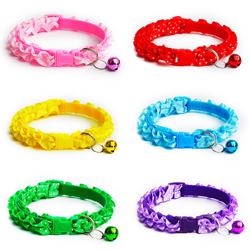 Kant Breakaway Halsband Bell Voor Kleine Honden En Katten Chihuahua Halsband Voor Katten Dieren Supplies Voor Honden Harness Leash MP0070