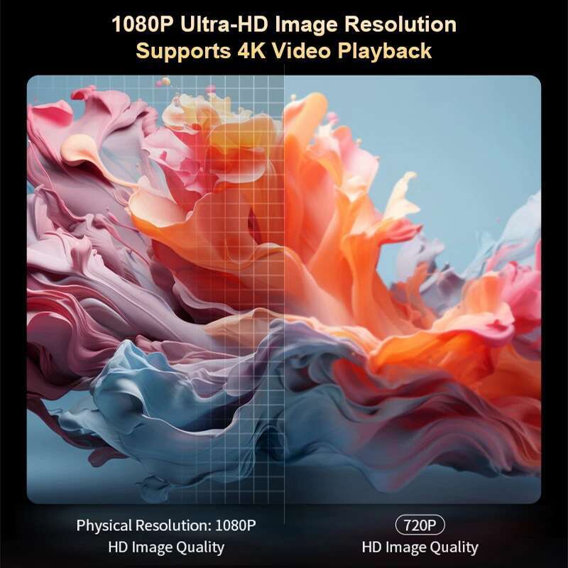 Touyinger X9 Pro Mini tragbarer Projektor 4K Beamer Full HD Android 13 Video-LED-Projektor für Filme 3D Beam Heimkino