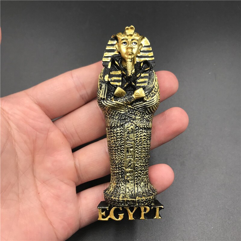 Belgia Barcelona 3D lodówka pamiątkowy magnes kraków węgierski dubaj egipt włochy hiszpania drezno bruksela rzym kleopatra rzemiosło artystyczne: Large Egyptian Mummy