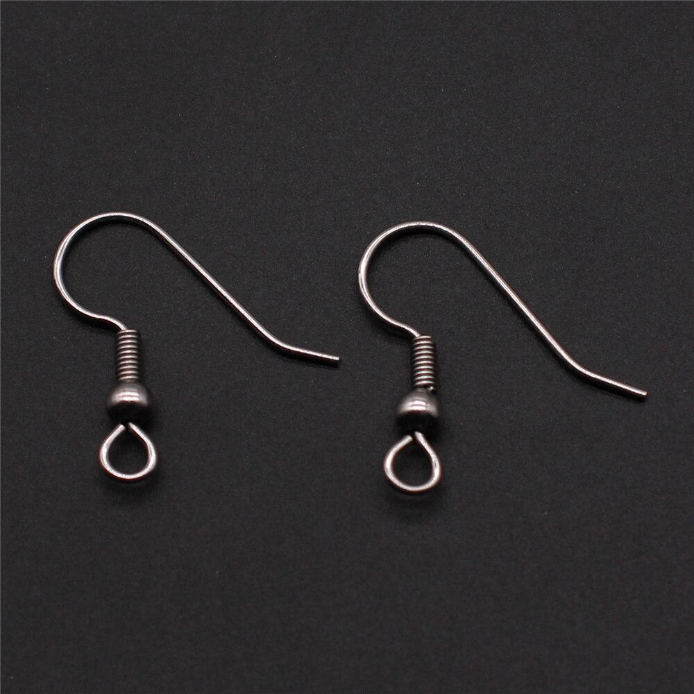 WYSIWYG 50 stücke 4 Stile Ohrring Haken Edelstahl Material DIY Ohrring Erkenntnisse Ohr Drähte Haken DIY Schmuck Erkenntnisse