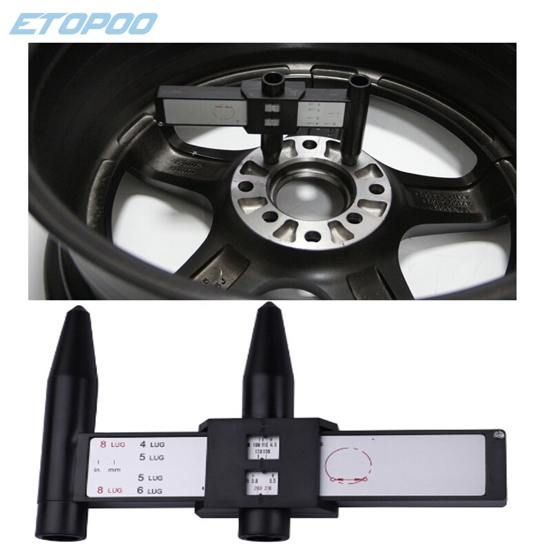 thumbnail image 2 of SING F LTD PCD Gauge Tool - Wheel Bolt Pattern Measuring Gauge For 4 5 6 8 Lug Rims 2 of 9