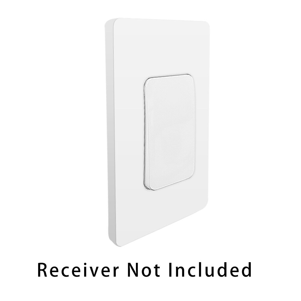 RF433 Wireless Switch No Battery Remote Control Wall Light Switch Self Powered No Wiring Needed Wall Panel Transmitter US Type: 1 gang switch
