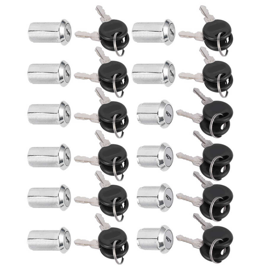 File Cabinet Lock Drawer Lock Waterproof Zinc Alloy for Cabinets Drawers