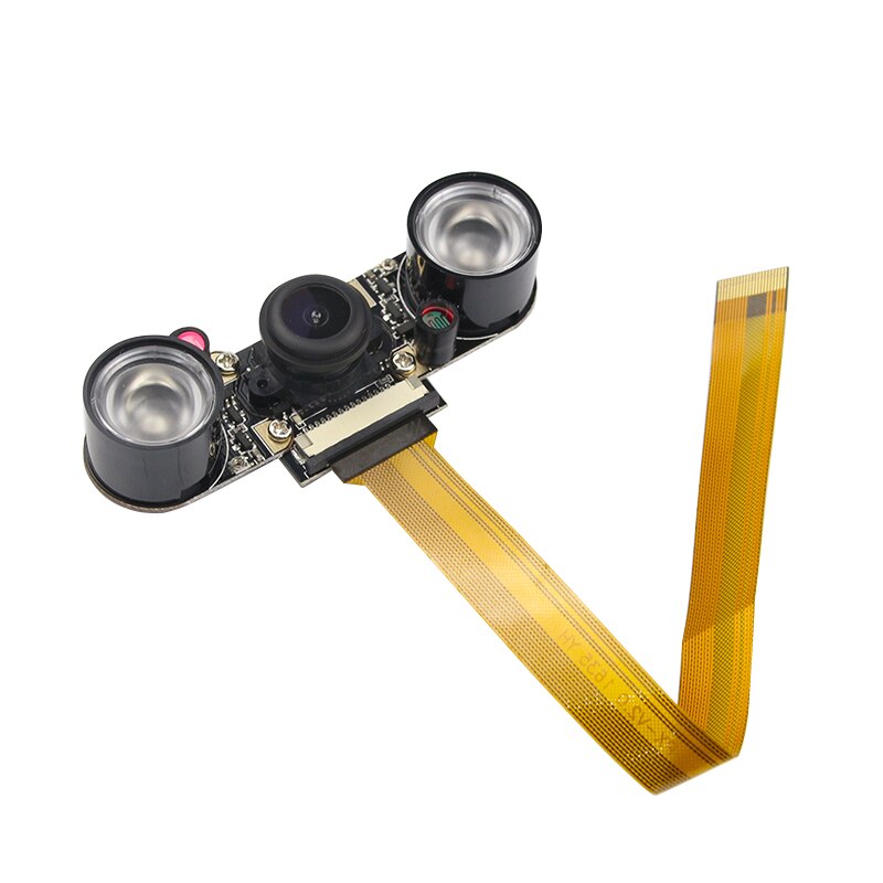 Raspberry Pi Null Nacht Kamera + 2Pcs IR LED 5MP Kamera Modul Für Raspberry Null Weitwinkel Fisch Auge webcam