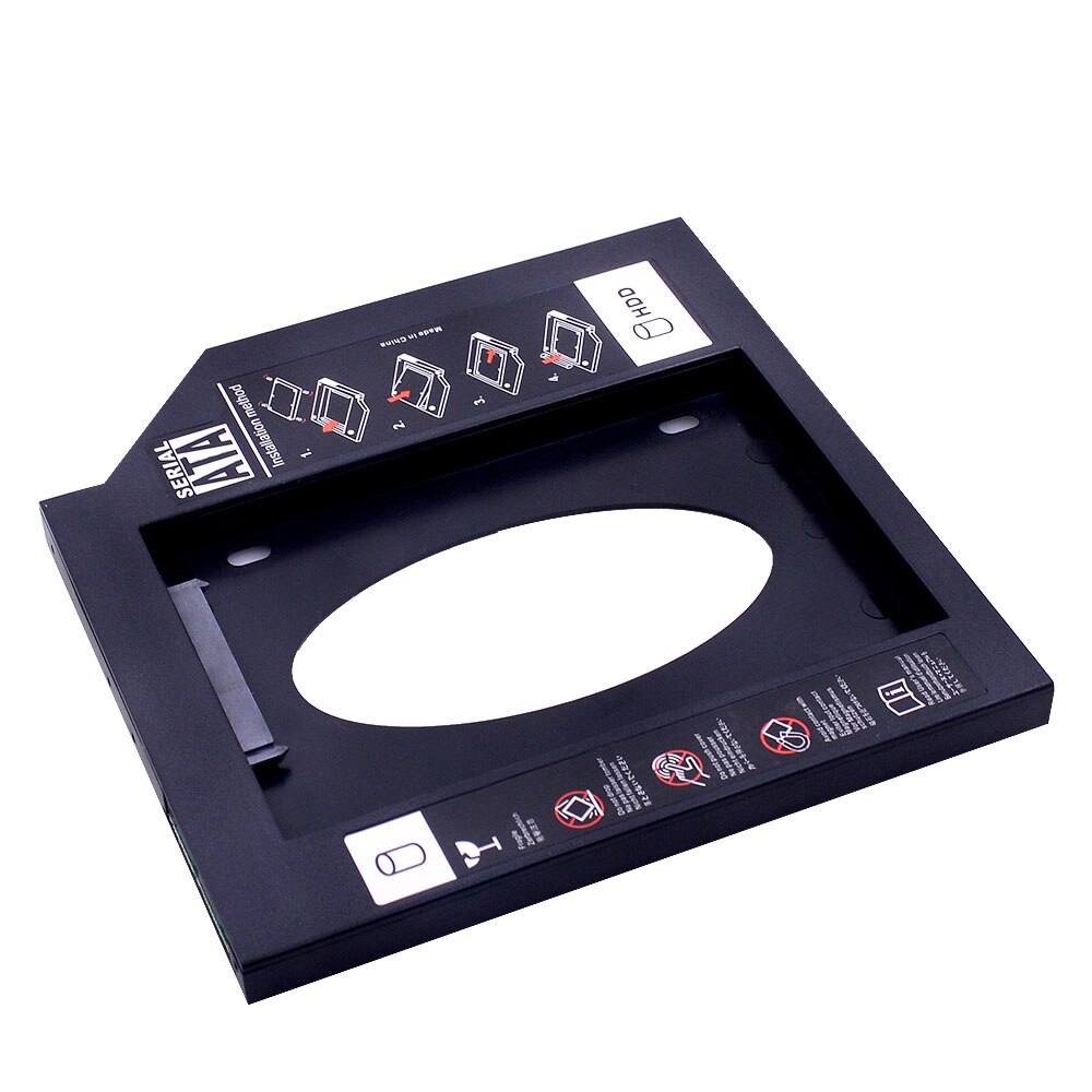 Chipal adaptador universal segundo 2nd hdd caddy 9.5mm sata 3.0 para disco rígido de 2.5 ''ssd computador portátil, cd rom dvd