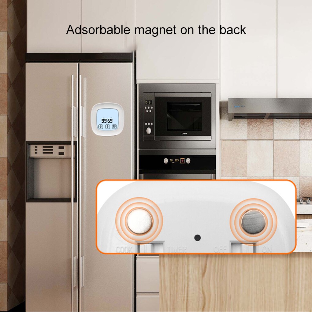 Barbecue Thermometer Digital Display Temperature Gauge Heat-resistant Portable Outdoor Picnic Probe Detector Meter