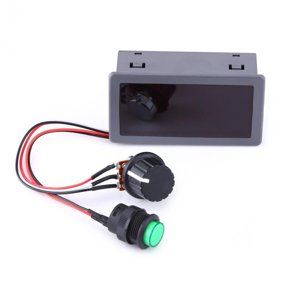 16kHz PWM DC Motor Speed Regulator Digital Display with IR Remote Controller Speed Controller DC 6V~30V