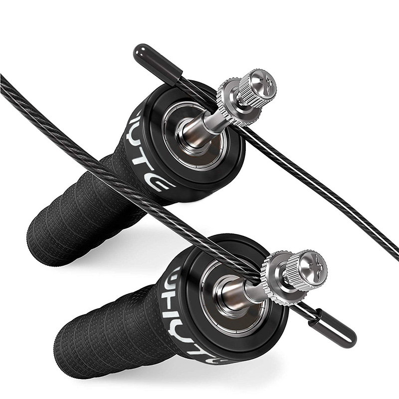 Cuerda de saltar pesada de 2,5/3,4mm para Fitness, cuerda de salto de velocidad con rodamiento de bolas, Mango antideslizante, para gimnasio, Crossfit, entrenamiento