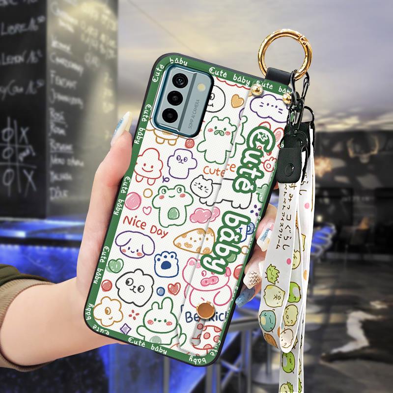Waterproof cell phone case Phone Case For Nokia G22 Wristband cell phone sleeve Phone Holder phone protector protective: Brown