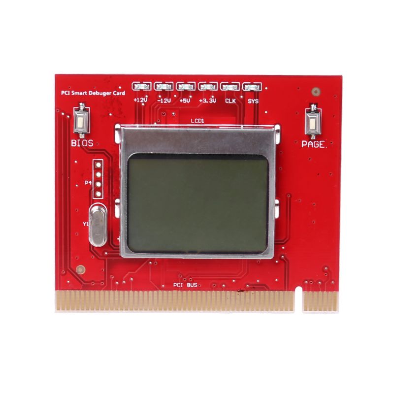 Desktop PC LCD Diagnostic Card PCI Computer Analyzer Tester IT Engineers Test Repair Computer Essential Tools