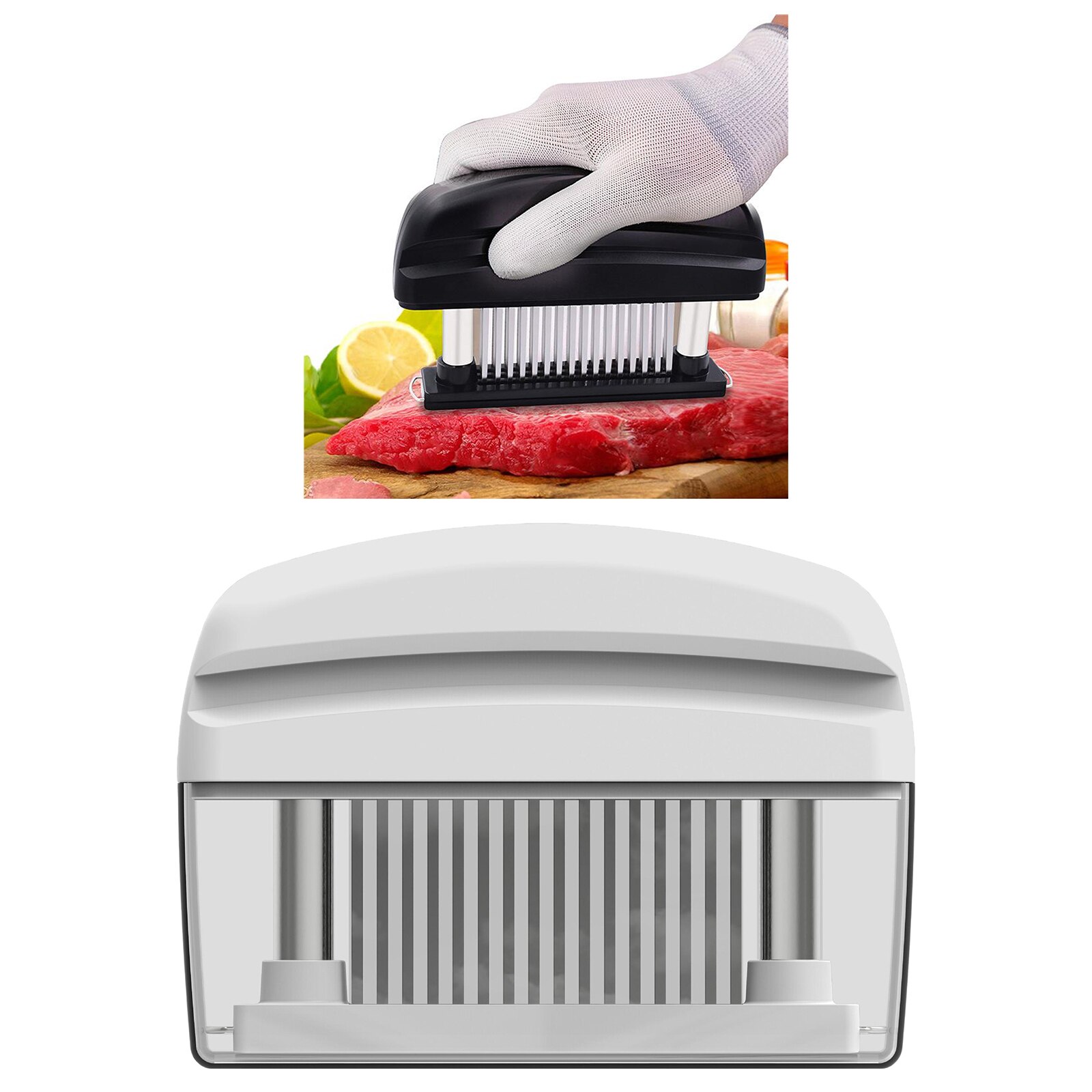 Vleesvermalser Tool 48 Bladen Rvs | Te Gebruiken & Clean-Voor Tough: White