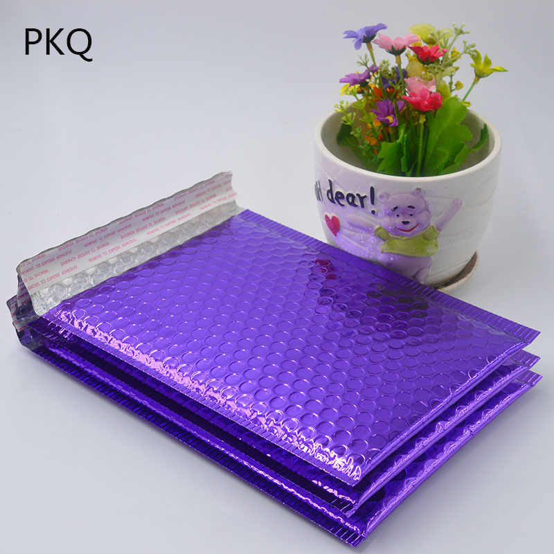 18*23cm Purple Bubble Envelope Aluminum Foil Bags Padded Envelopes Self Seal Bubble Envelope Mailer