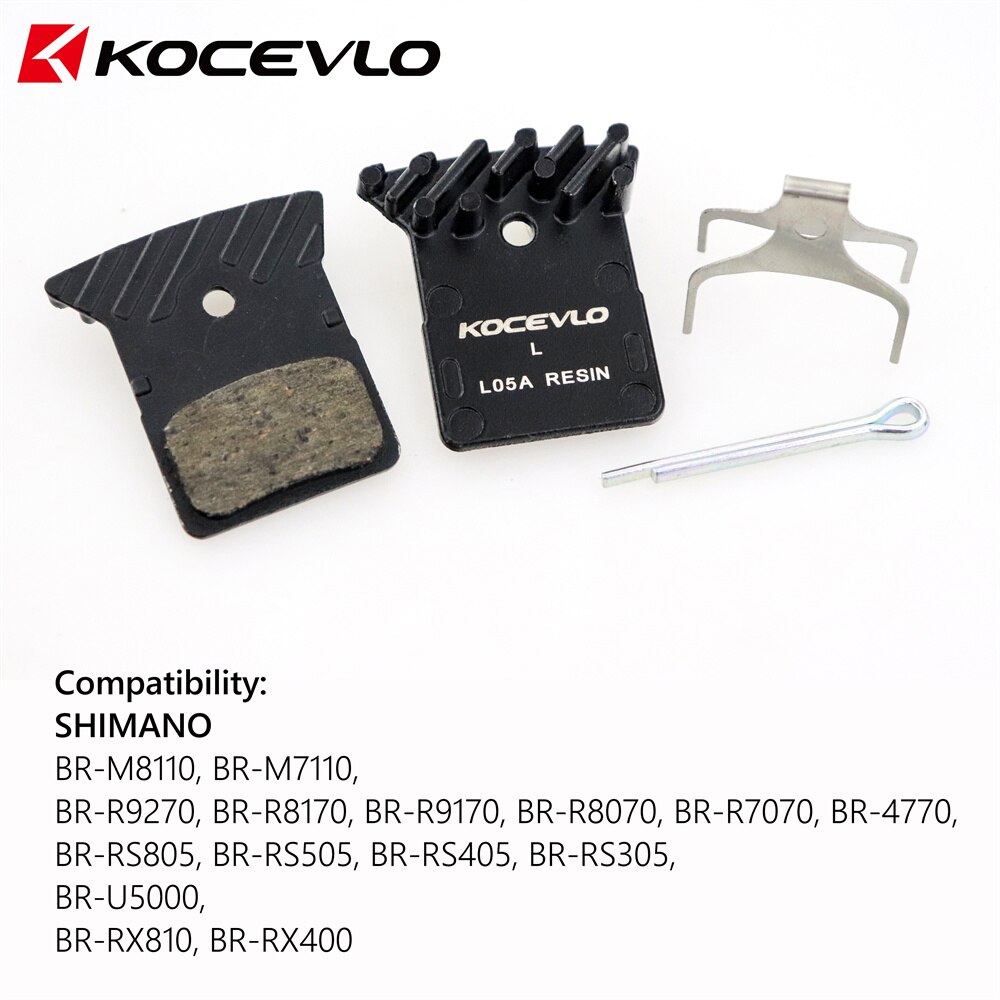 Kocevlo L05A L03A pastillas de freno de disco de carretera resina ICE Metal cerámica bicicleta de carretera para pinza SHIMANO R7070 R8070 9170 RS805