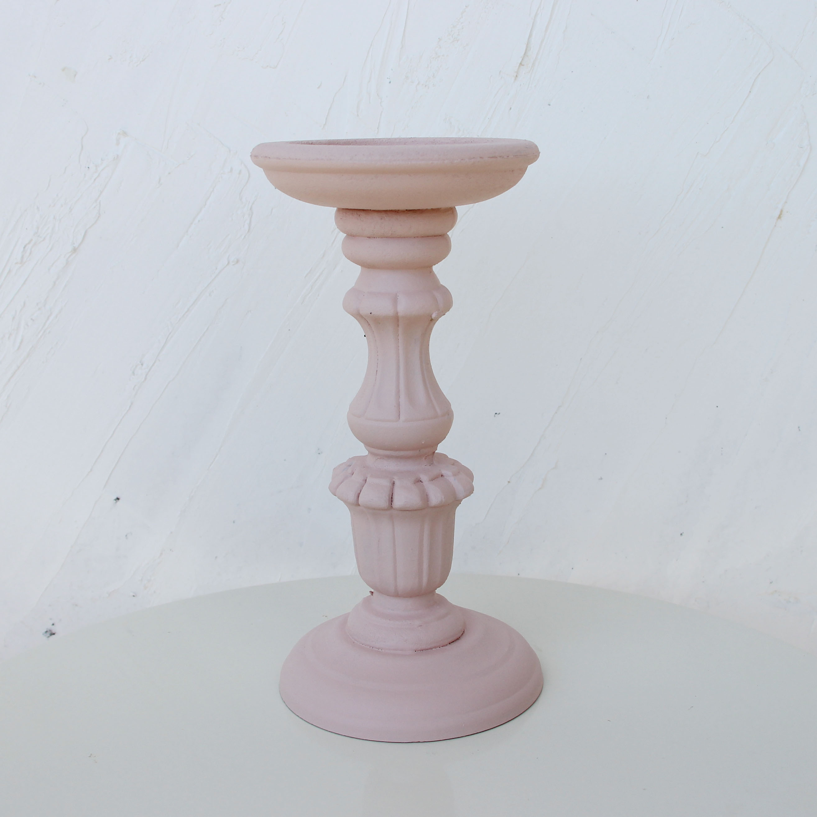 Kandelaar Houten Creatieve Kandelaar Patroon Lade Kaarshouder Handgemaakte Tafel Desktop Rustieke Bruiloft Decor: XS / Roze