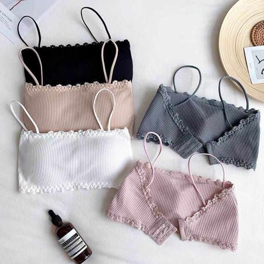 Small Breast Bra Top for Kid Girls Underwear Solid Cotton Training Bra Wireless for Young Girls Underwear Vest