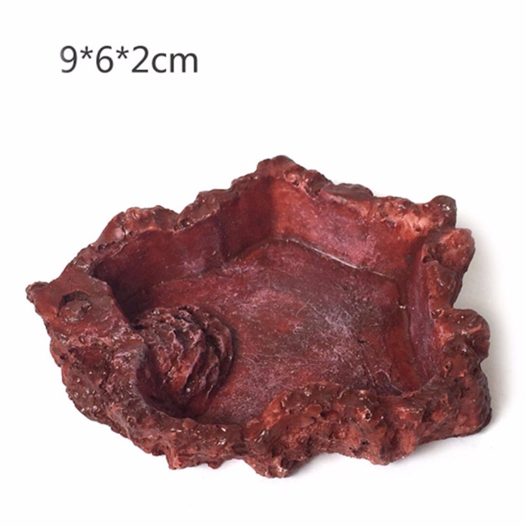 1Pc Reptile Food Water Dish Bowl Feeder Tortoise Lizard Turtle Amphibian Feeding Pot: B