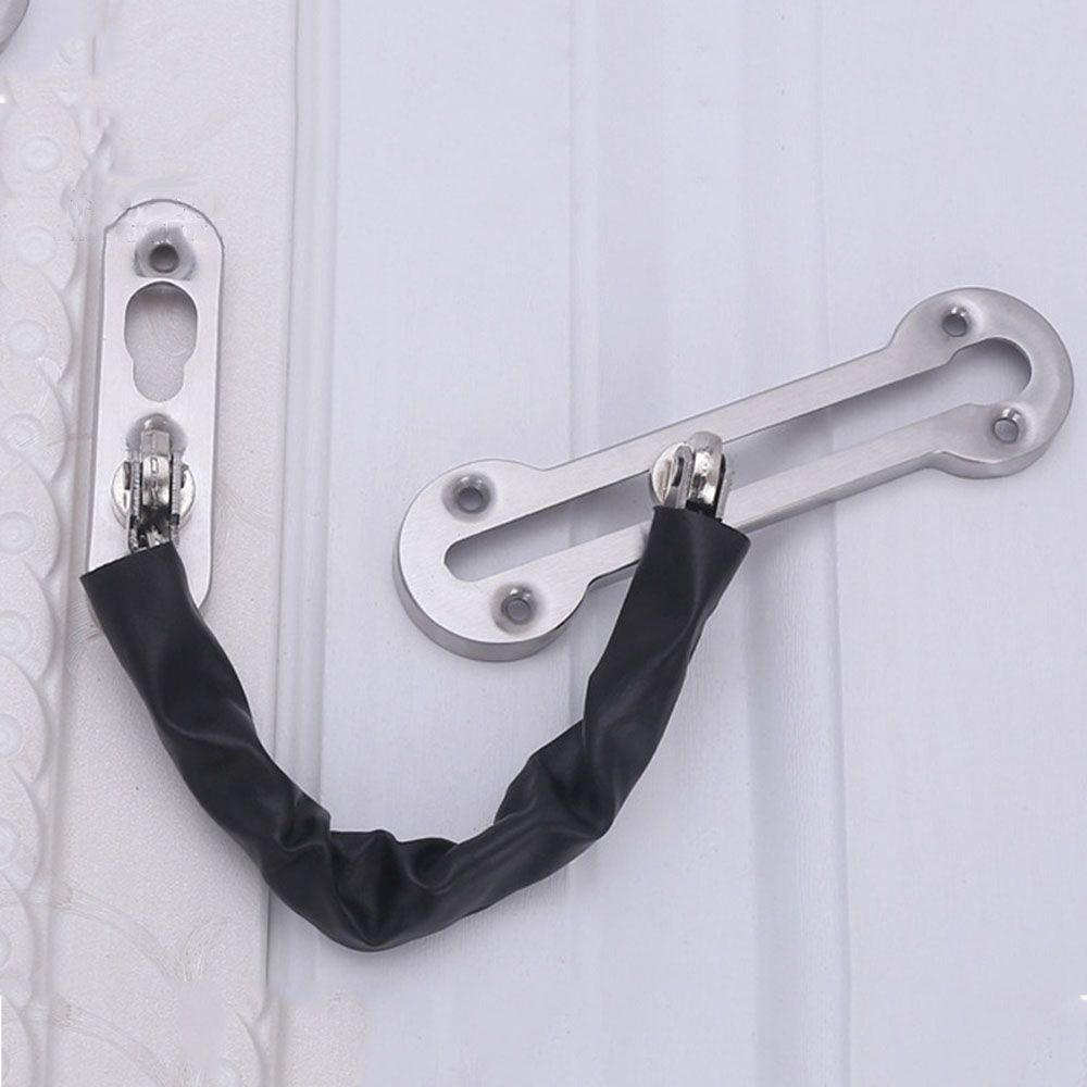 Stainless Steel Door Safety Lock Guard Chain Security Bolt Locks Cabinet Latch DIY Home Tools