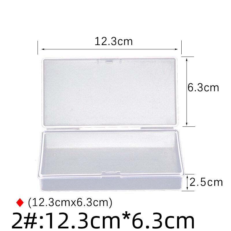 Storage Transparent Plastic Box Fishing Lure Fishing Artificial Spoon Baits Hook Lure Tackle Accessories Tool