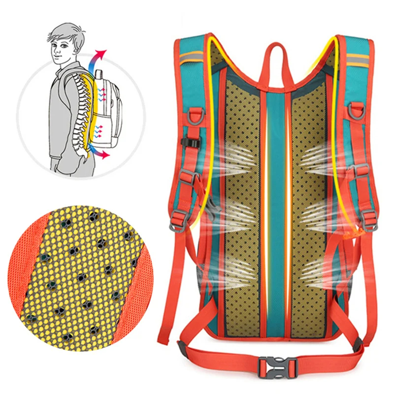 Bolsa de ciclismo, mochila de hidratación, montañismo, senderismo, escalada, deporte, montar, hombro, MTB, bicicleta, motocicleta, bolsa de equipo de viaje