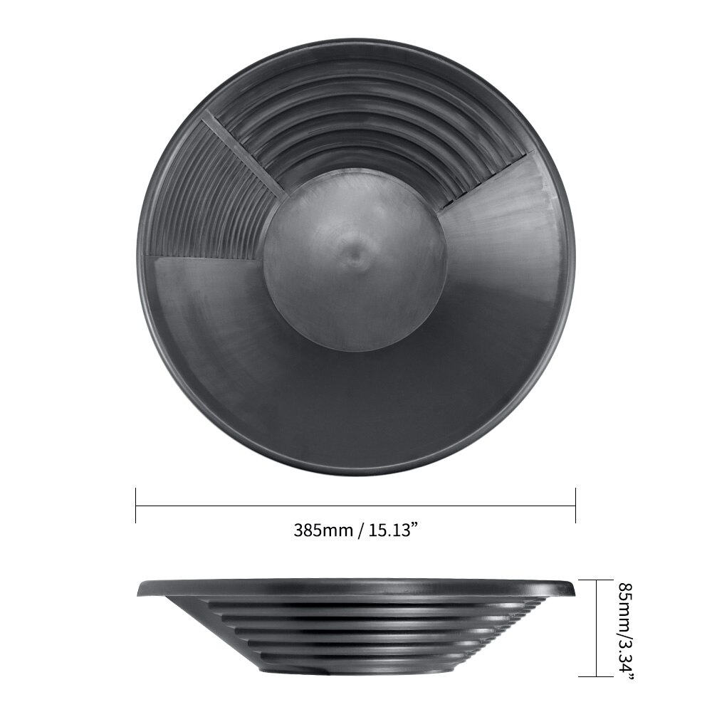 Plastic Gold Pan Basin Nugget Mining Dredging Prospecting For Sand Gold Mining Manual Wash Gold Panning Equipment