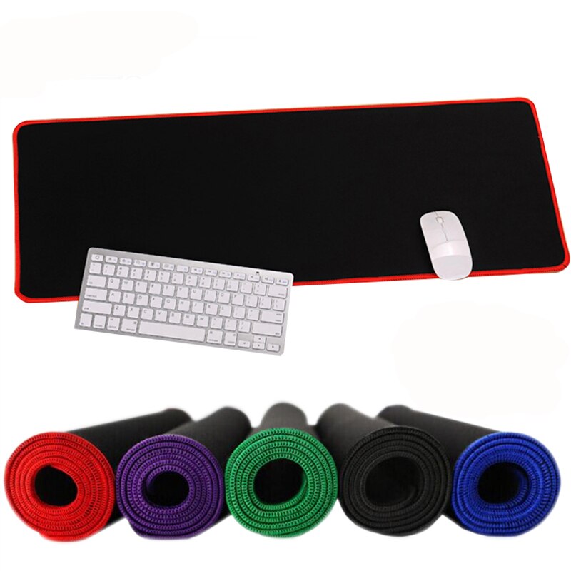 Large Size Speed Version XL Office Mouse Pad Black Mat 30*25/80*30/80*40/90*40cm Laptop Computer Gaming Table Pads Keyboard Mats