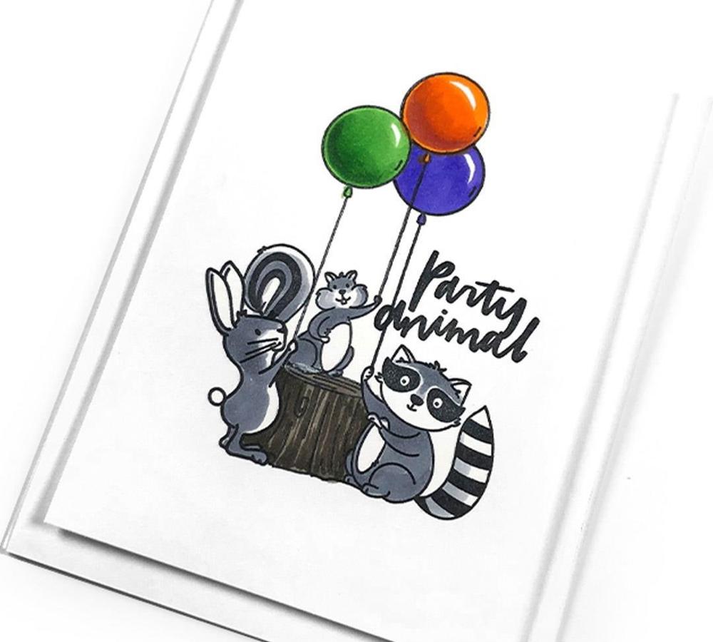 Affe Tiere Glücklich Geburtstag Kuchen Metall Schneiden Stirbt und Briefmarken Schablone für DIY Scrapbooking foto Album Präge Papier Karten
