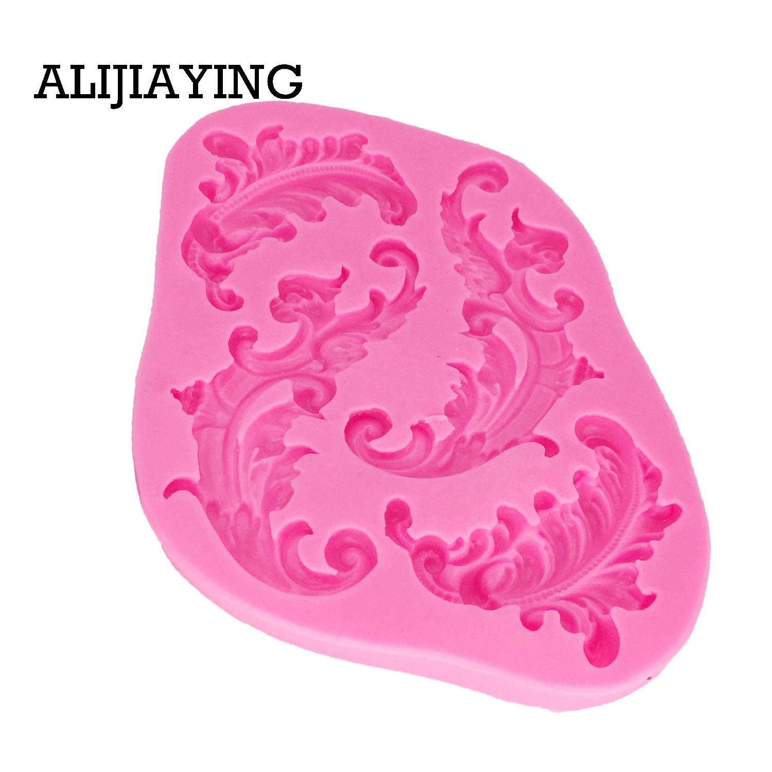 M1339 Emboss vine Cake border Fondant Silicone Mold Sugar Craft Cake Decorating tools Clay DIY molds Safe-resin clay chocolate