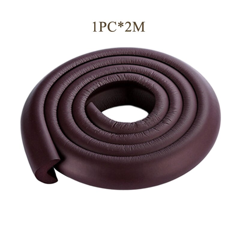 Baby Safety Corner Protector Home Edge Table Furniture Corner Baby Proof Protection Cover for Kids Child Safety Anticollision: 1pc brown stripe