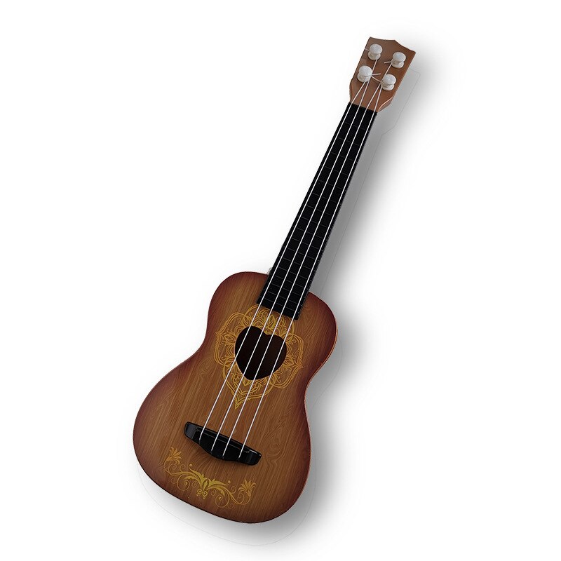 Ukulele – Instruments de musique à quatre cordes, d'anniversaire pour enfants, jouets en plastique, Mini guitare pour étudiant Uke pour débutants: A