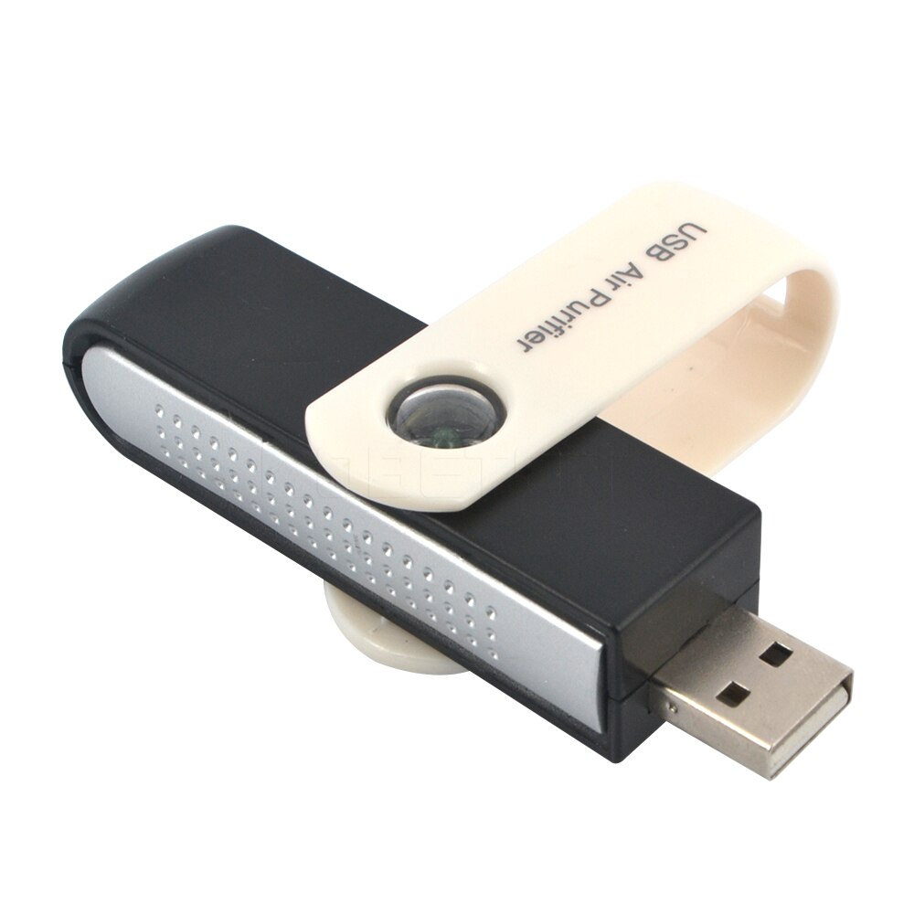 Kebidumei Mini USB iónico limpiador de aire portátil USB purificador de aire ionizador purificador de aire adaptador USB para ordenador Coche
