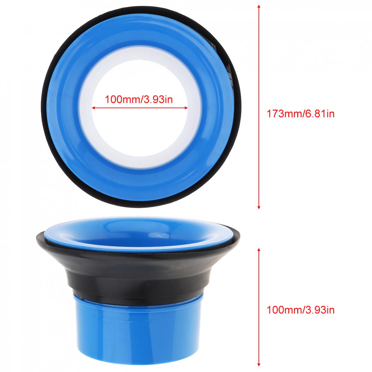 17.3 x 10 x 10cm Drum Bottom Microphone Bass Loudspeaker Drum Accessories Bass Hole Protection Percussion Spare Parts