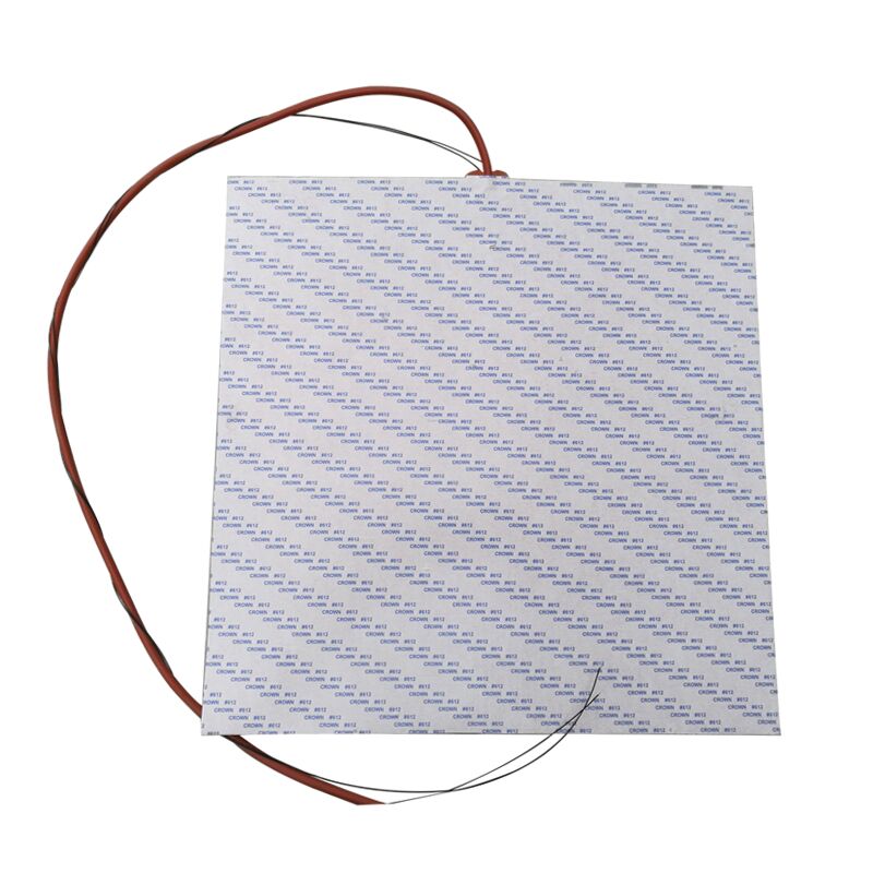 Calentador de manta de silicona, almohadilla calefactora de silicona para calefacción de superficie con adhesivo 300 y termistor 300 k, 300x619mm, 12v, 100 w
