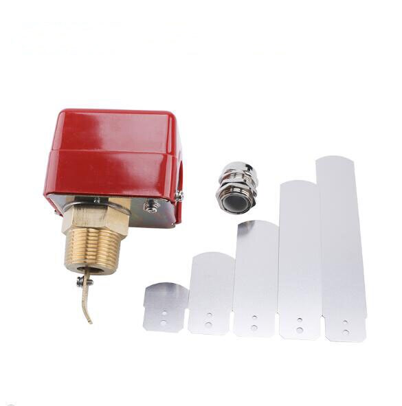 Iron base brass thread Flowmeter water flow switch stainless steel base and thread induction target flow sensor