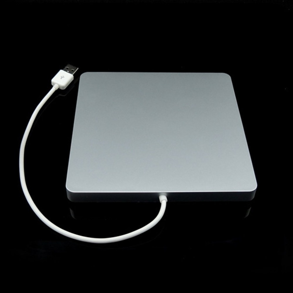 Caja de discos externos para ordenador portátil, dispositivo de succión tipo superfino con ranura USB 2,0, con quemador de DVD externo DVD-RW, caja de cierre