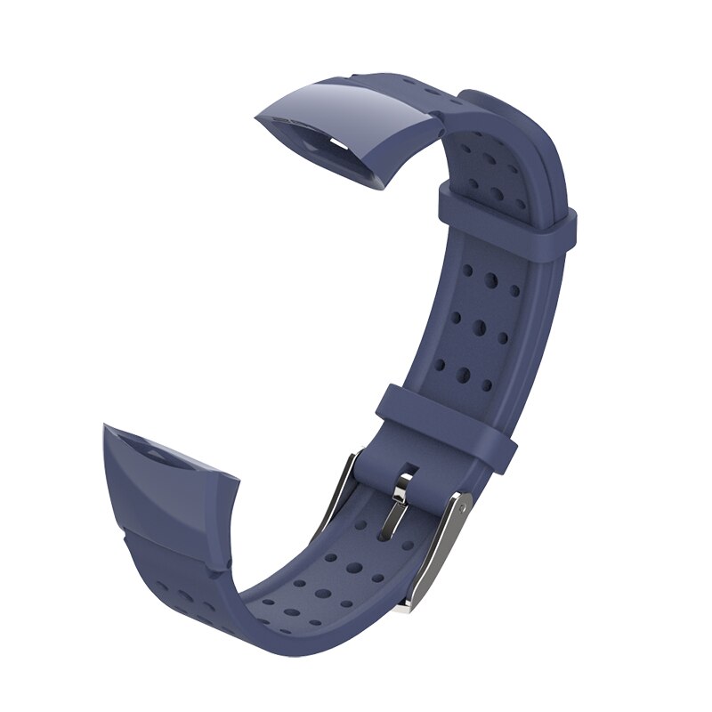 Handgelenk Gurt für Honor Band 4 Strap Honor Band 5 Armband für Huawei Honor Band 5 Silikon Armband Smart Armband zubehör: Midnight Blue