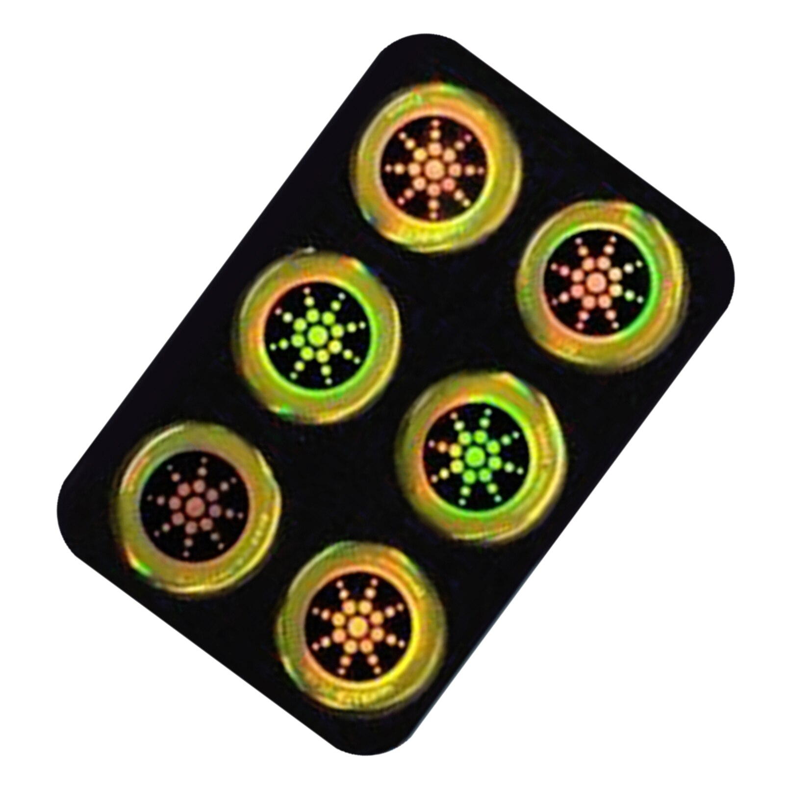 Autocollants Anti-Radiation pour téléphones portables 6 pièces/ensemble, bouclier électromagnétique de forme ronde, patchs anti-ondes électromagnétiques