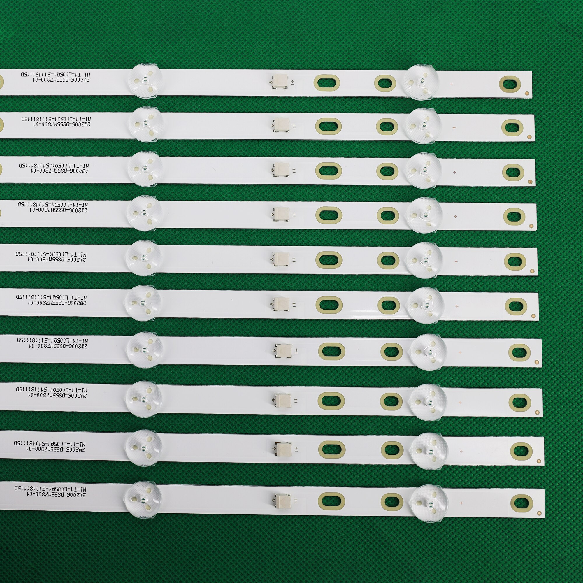 LED Backlight strip for BAIRD TI5510DLEDDS 2W2006-DS55M7800-01 DS55M78-DS02-V01 DSBJ-WG 5LED 3V 53CM