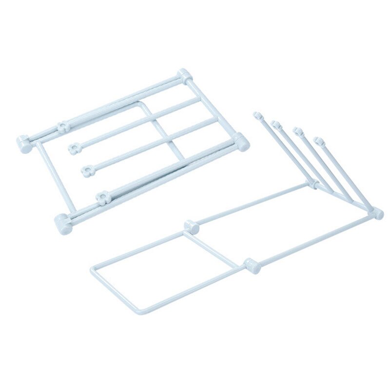 Składany pionowy wieszak na ręczniki kuchenne wieszak z darmowym przepychaczem stojak na stół trwały stojak na kubek robić picia różowy stojak na biue