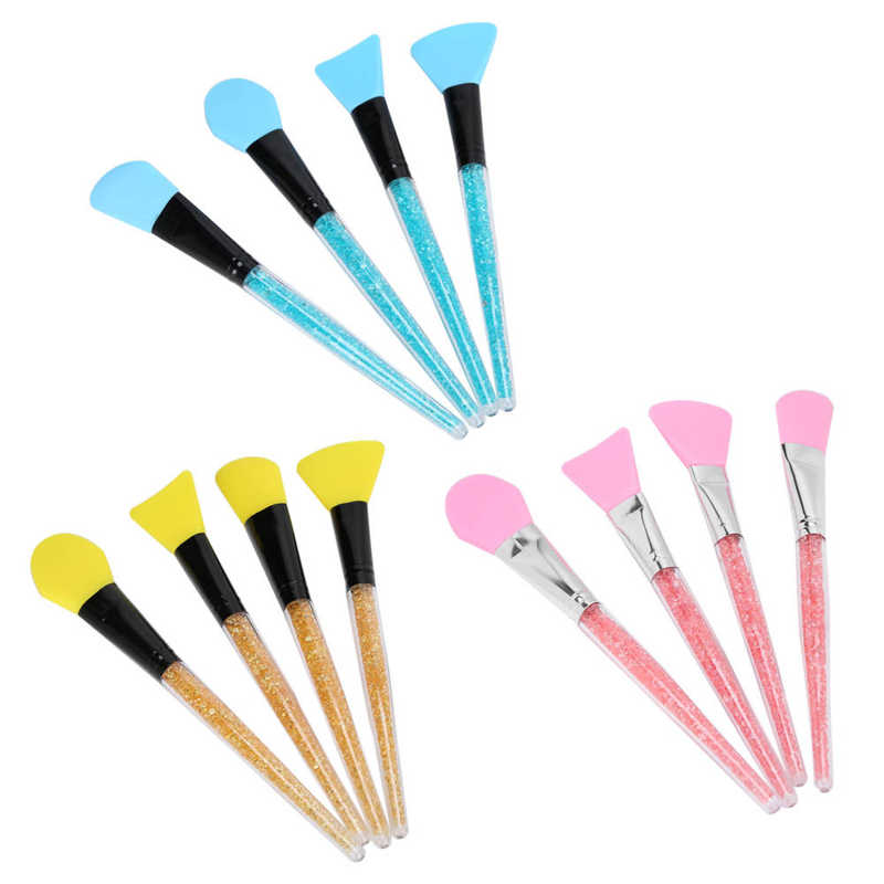 Gezichtsmasker Siliconen Borstel Siliconen Nail Art Borstel Draagbare Diy Make Facial Masker Borstel Roeren Tool