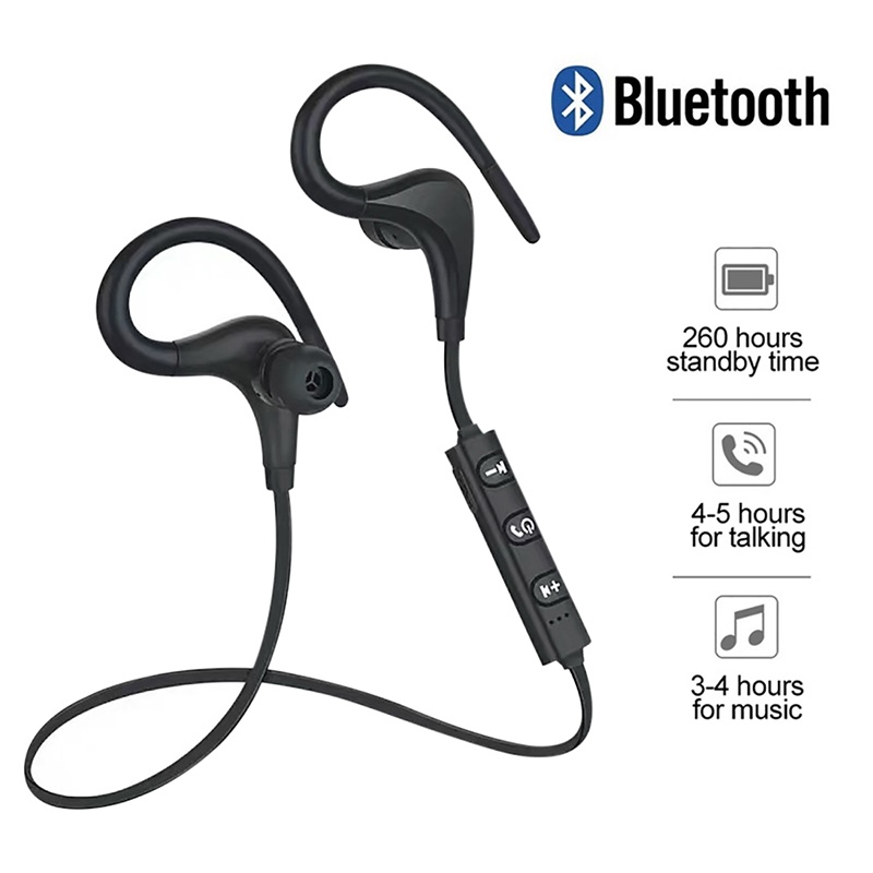 Drahtlose Bluetooth 4,1 Headset Sport Lauf Stereo Musik Kopfhörer Mini Ohr-Hängen HIFI Ohr-Haken Kopfhörer Für praktisch