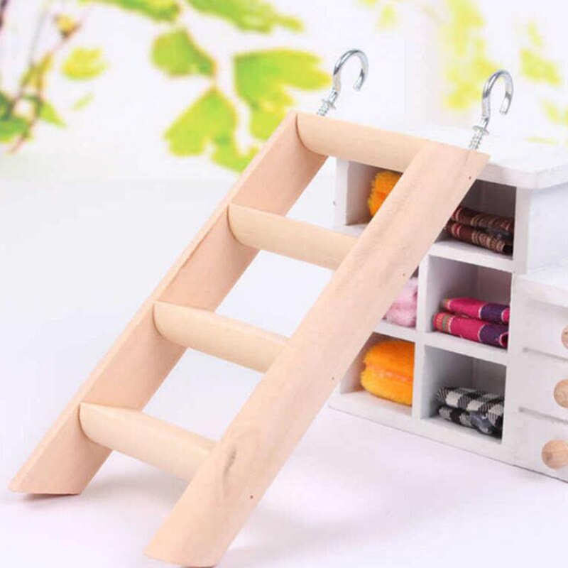 Pet Accessories Littlest Shop Hamster Toys Hamster Climbing Ladder Wooden Small Rat Supply Gerbil Mice Hamster Toy