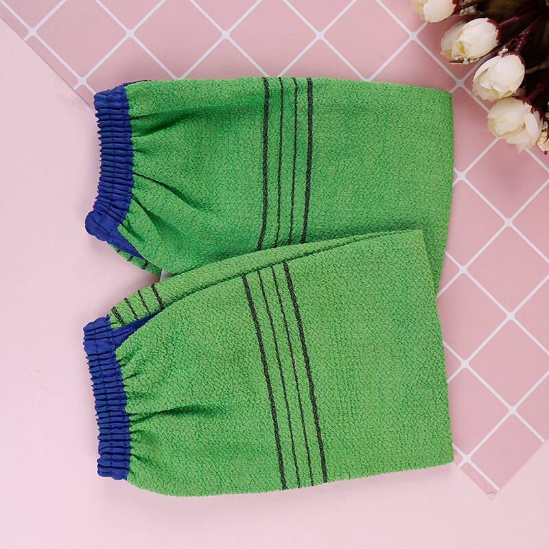 1Pcs Green Korea Hammam Scrub Mitt Magic Peeling Glove Exfoliating Tan Removal Mitt Bath Brushes