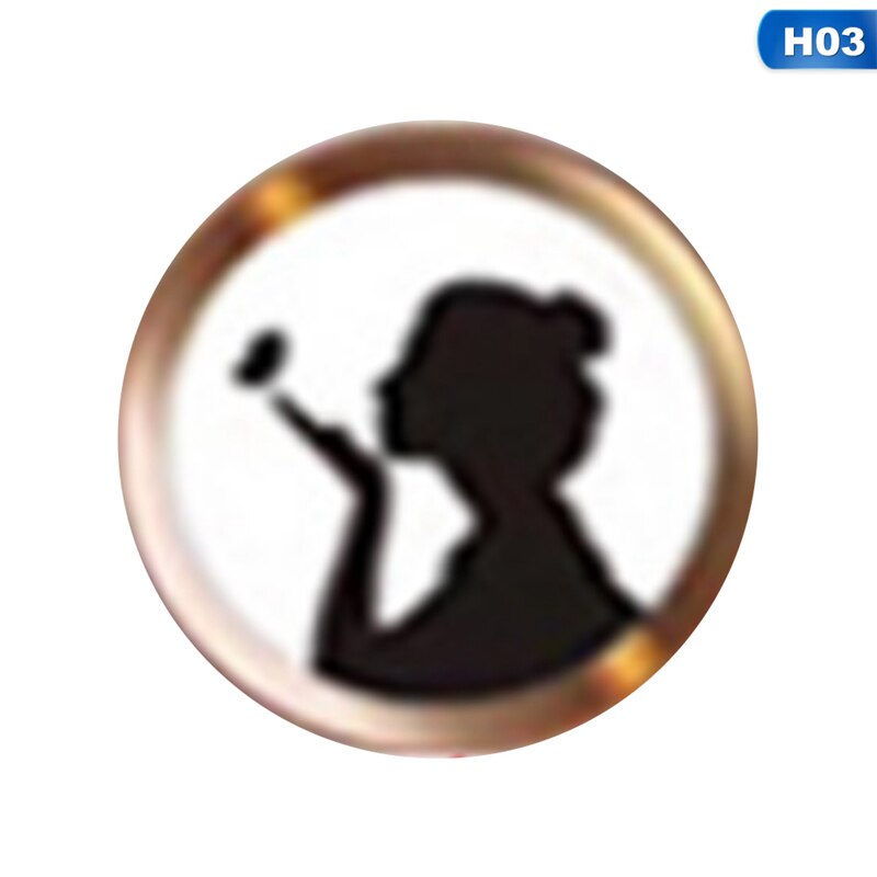 Cartoon schattige touch id home-knop sticker voor iphone 5 5s se 6 6s 7 8 plus voor ipad air 2 mini vingerafdruk identificatie toetsenbord: Pa2968 uur 03