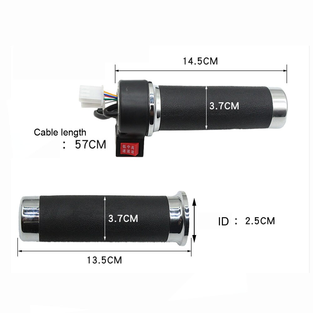 Een Paar Gashendel Twist Grips Links En Rechts Voor Elektrische Fiets Scooter 25Mm Stuur